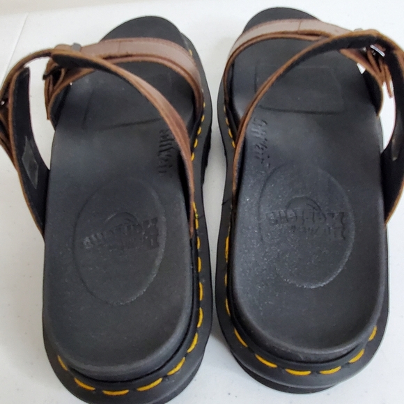 Dr. Martens Myles Brando Leather Sandal Women's Size 12 Men's 11 NEW Dark Brown - Picture 12 of 16